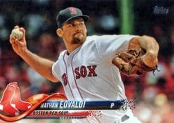 2018 Topps Update Base Set Nathan Eovaldi #US51 card