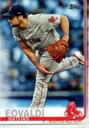 2019 Topps Update Base Set Nathan Eovaldi #US282 card