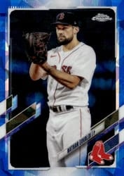 2021 Topps Chrome Sapphire Edition Base Set Nathan Eovaldi #623 card