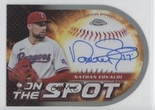 2024 Topps Chrome On the Spot Die-Cut Autographs Nathan Eovaldi #OSA-NE