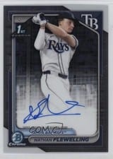 2024 Bowman Draft Chrome Prospect Autographs Nathan Flewelling #CPA-NF card