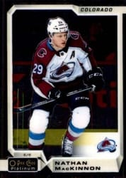 2018-19 O-Pee-Chee Platinum Base Set Nathan MacKinnon #80 card
