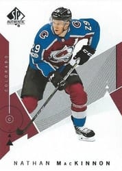 2018-19 SP Authentic Base Set Nathan MacKinnon #85 card