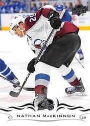 2018-19 Upper Deck Base Set Nathan MacKinnon #50 card
