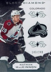 2018-19 Upper Deck Black Diamond Base Set Nathan MacKinnon #BDB-NM card