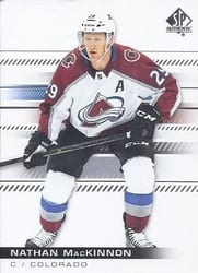 2019-20 SP Authentic Base Set Nathan MacKinnon #97 card