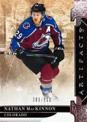 2019-20 Upper Deck Artifacts Base Set Nathan MacKinnon #133 card