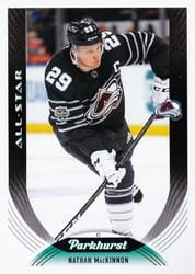 2020-21 Parkhurst Base Set Nathan MacKinnon #222 card