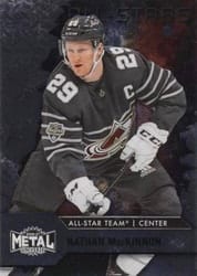 2020-21 SkyBox Metal Universe Base Set Nathan MacKinnon #162 card