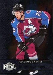 2020-21 SkyBox Metal Universe Base Set Nathan MacKinnon #92 card