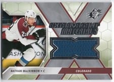 2020-21 SPx Extravagant Materials Nathan MacKinnon #EX-NM card