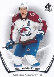 2021-22 SP Authentic Base Set Nathan MacKinnon #75 card