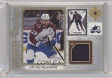 2021-22 Upper Deck Ultimate Collection Ultimate Display Jersey Nathan MacKinnon #UD-NM card