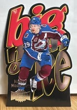2021 Skybox Metal Universe Big Man on Ice Nathan MacKinnon #BM-10 card