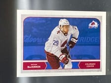2021 Topps NHL Sticker Nathan MacKinnon #621 card