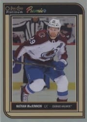 2022-23 O-Pee-Chee Platinum O-Pee-Chee Premier Variants Nathan MacKinnon #OP6 card
