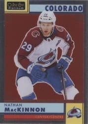 2022-23 O-Pee-Chee Platinum Retro Nathan MacKinnon #R-11 card