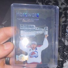 2022-23 SkyBox Metal Universe Hardware Nathan MacKinnon #HW-1 card
