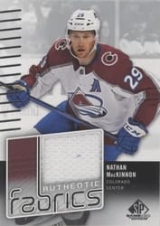 2022-23 SP Game Used Authentic Fabrics Nathan MacKinnon #AF-NM card