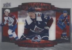 2022-23 Upper Deck Clear Dominance Nathan MacKinnon #CD6 card