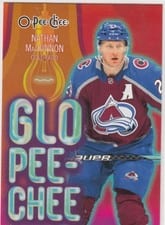 2024-25 O-Pee-Chee Glo Pee-Chee Nathan MacKinnon #GLO-1 card