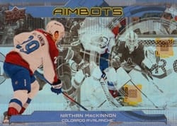 2024-25 Upper Deck Aimbots Nathan MacKinnon #AB-14 card