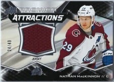 2024-25 Upper Deck Black Diamond Run for the Cup Nathan MacKinnon #RUN-NM card