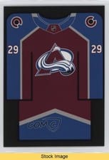 2024-25 Upper Deck Credentials Arena Giveaways - Jerseys Nathan MacKinnon #J-NM card
