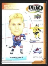 2024-25 Upper Deck Playmakers Nathan MacKinnon #PM-4 card