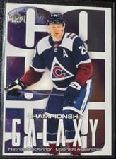 2025-26 SkyBox Metal Universe Championship Galaxy Nathan MacKinnon #CG-17 card