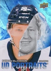 2025-26 Upper Deck UD Portraits Nathan MacKinnon #P-51 card