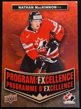 2025 Upper Deck Tim Hortons Team Canada Program of Excellence Nathan MacKinnon #POE-1 card