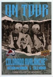 2024-25 Upper Deck On Tour Nathan MacKinnon / Cale Makar #OT-2 card