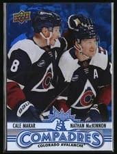 2025 Upper Deck Compadres Nathan MacKinnon/Cale Makar #CM-10 card