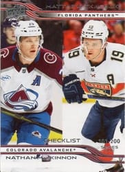 2025-26 Upper Deck Base Set Nathan MacKinnon / Matthew Tkachuk #200 card
