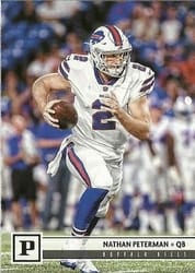 2018 Panini Base Set Nathan Peterman #38 card
