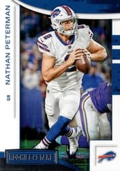 2018 Panini Rookies & Stars Base Set Nathan Peterman #13 card