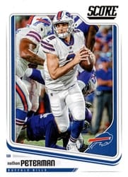 2018 Score Base Set Nathan Peterman #40 card