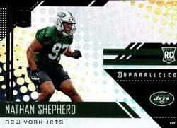 2018 Panini Unparalleled Base Set Nathan Shepherd #281 card