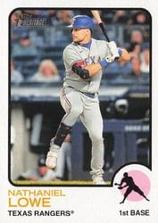 2022 Topps Heritage Base Set Nathaniel Lowe #197 card
