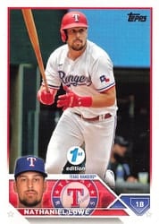 2023 Topps 1st Edition Base Set Nathaniel Lowe #124 card
