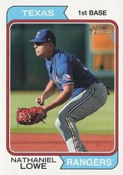 2023 Topps Heritage Base Set Nathaniel Lowe #104 card