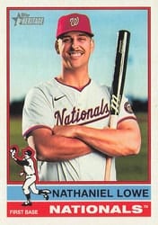 2025 Topps Heritage Base Set Nathaniel Lowe #485 card
