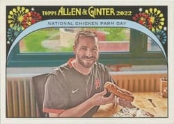 2022 Topps Allen & Ginter It's Your Special Day National Chicken Parm Day #IYSD-8 card