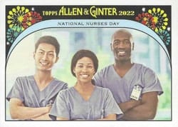2022 Topps Allen & Ginter It's Your Special Day National Nurses Day #IYSD-3 card