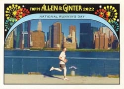 2022 Topps Allen & Ginter It's Your Special Day National Running Day #IYSD-14 card