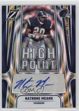 2024 Panini Zenith High Point Signatures Natrone Means #HPS-NMS card