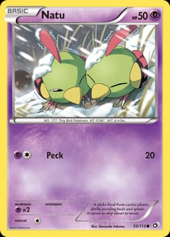 Legendary Treasures Natu #55 card