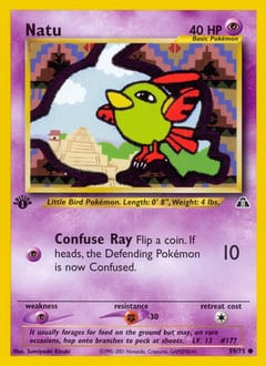 Neo Discovery Natu #59 card
