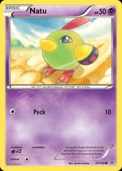 Roaring Skies Natu #27 card